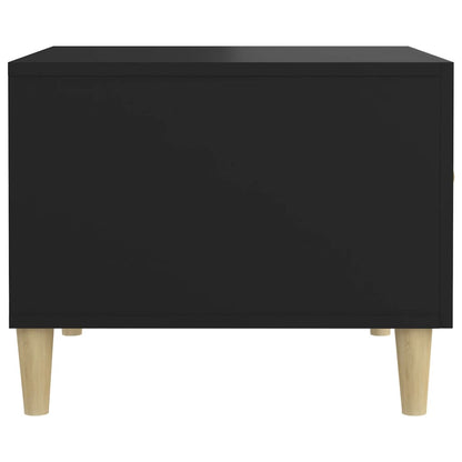Tavolino da Salotto Nero 50x50x40 cm in Legno Multistrato | homemem39