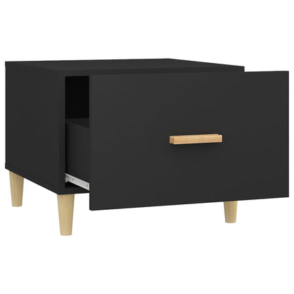 Tavolini da Salotto 2 pz Neri 50x50x40 cm in Legno Multistrato | homemem39