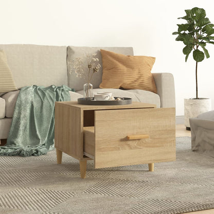 Tavolini Salotto 2pz Rovere Sonoma 50x50x40cm Legno Multistrato | homemem39