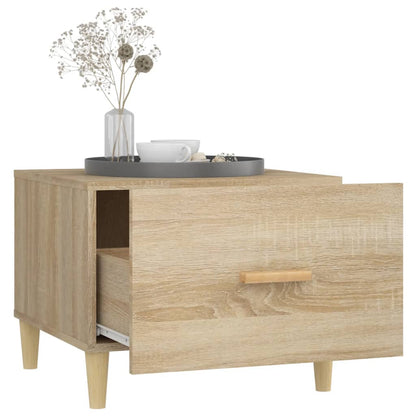 Tavolini Salotto 2pz Rovere Sonoma 50x50x40cm Legno Multistrato | homemem39