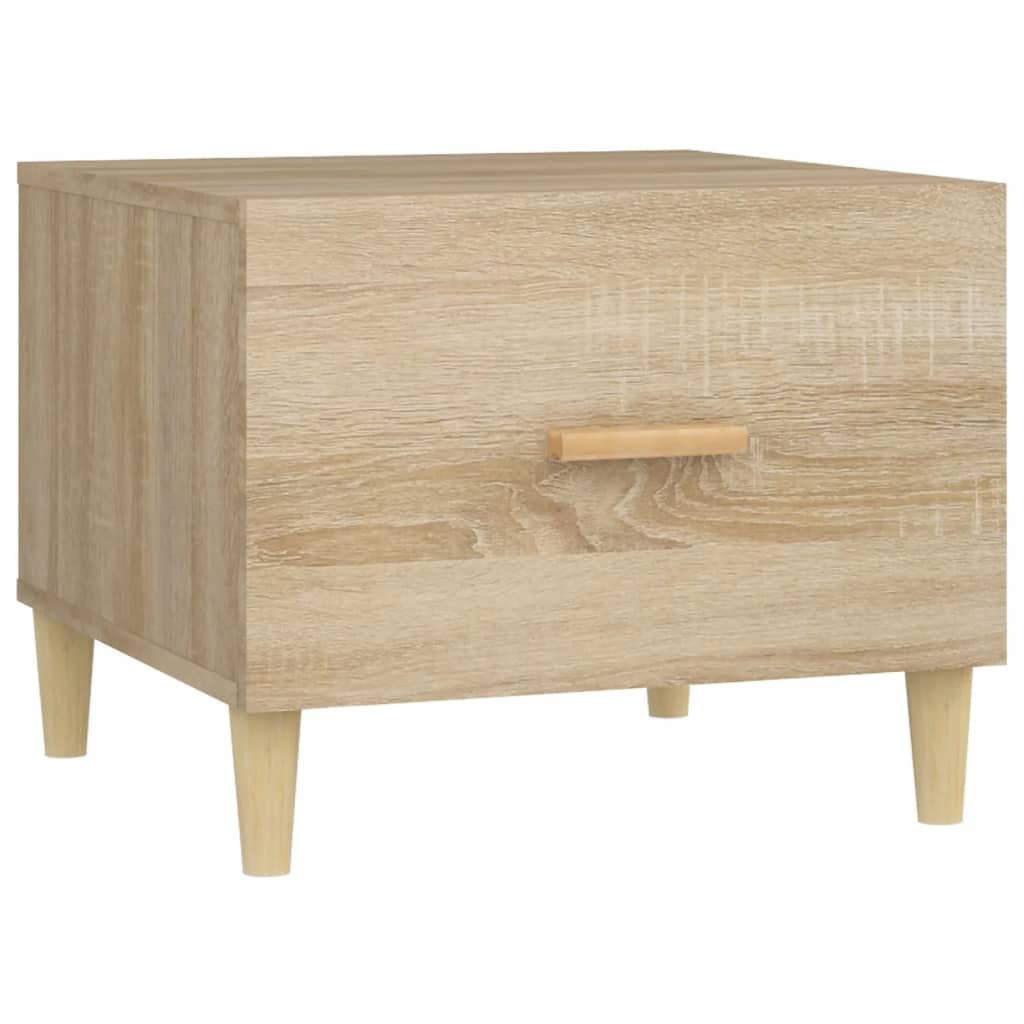Tavolini Salotto 2pz Rovere Sonoma 50x50x40cm Legno Multistrato | homemem39
