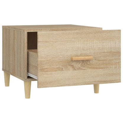 Tavolini Salotto 2pz Rovere Sonoma 50x50x40cm Legno Multistrato | homemem39