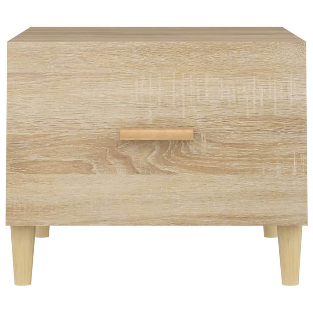 Tavolini Salotto 2pz Rovere Sonoma 50x50x40cm Legno Multistrato | homemem39
