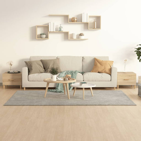 Tavolini Salotto 2pz Rovere Sonoma 50x50x40cm Legno Multistrato | homemem39