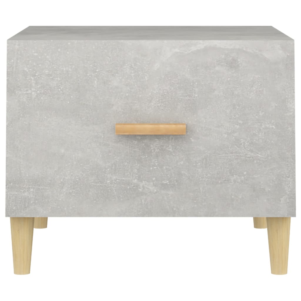 Tavolini Salotto 2pz Grigio Cemento 50x50x40 Legno Multistrato | homemem39