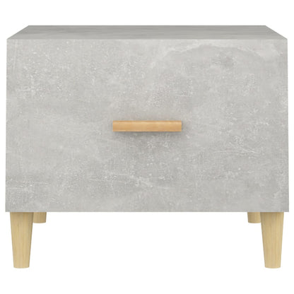 Tavolini Salotto 2pz Grigio Cemento 50x50x40 Legno Multistrato | homemem39