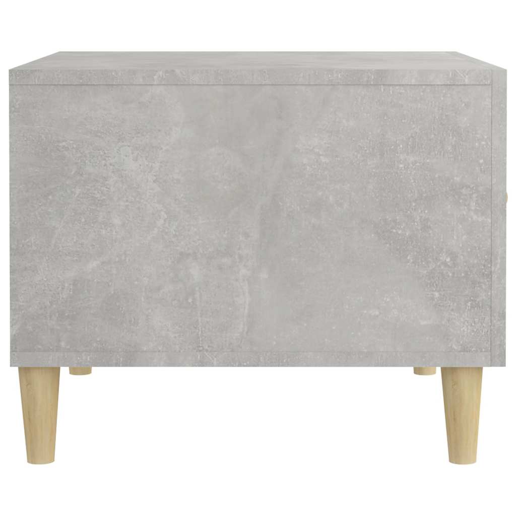 Tavolini Salotto 2pz Grigio Cemento 50x50x40 Legno Multistrato
