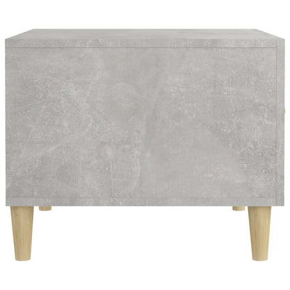 Tavolini Salotto 2pz Grigio Cemento 50x50x40 Legno Multistrato