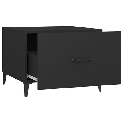 Tavolini da Salotto Gambe in Metallo 2 pz Neri 50x50x40 cm | homemem39