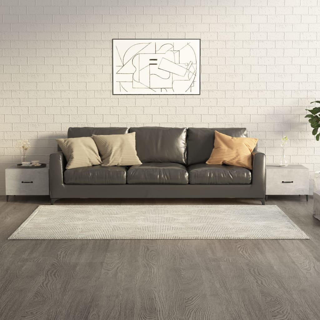 Tavolini Salotto Gambe in Metallo 2pz Grigio Cemento 50x50x40cm | homemem39