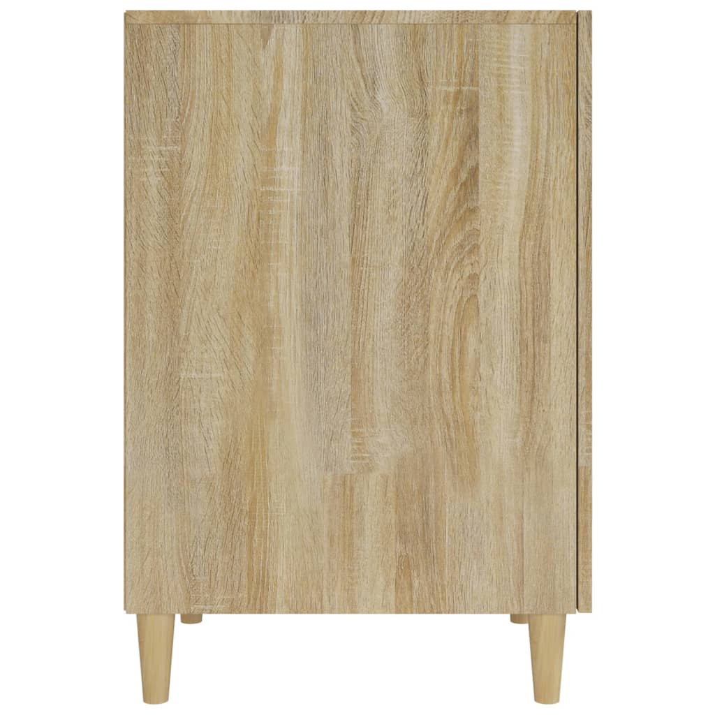 Scrivania Rovere Sonoma 140x50x75 cm in Legno Multistrato - homemem39