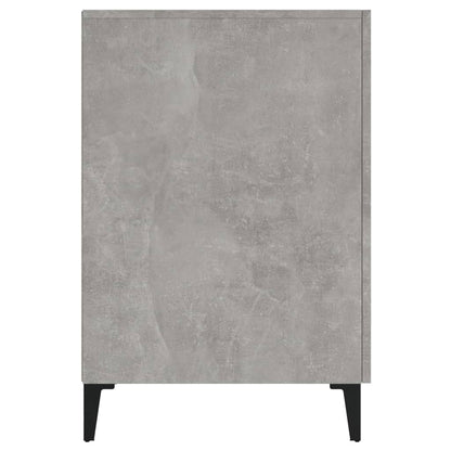Scrivania Grigio Cemento 140x50x75 cm in Legno Multistrato - homemem39