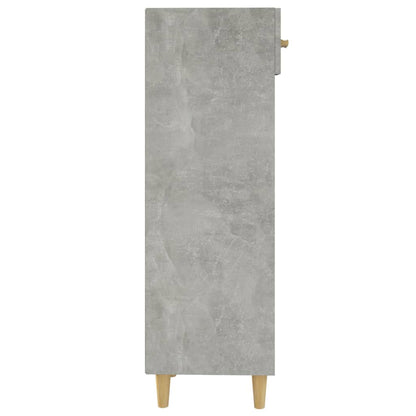 Scarpiera Grigio Cemento 30x35x105 cm in Legno Multistrato - homemem39
