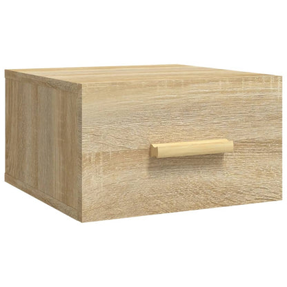 Comodino a Muro Rovere Sonoma 35x35x20 cm - homemem39