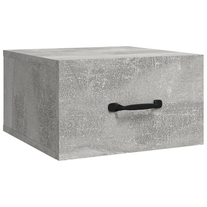 Comodini a Muro 2 pz Grigio Cemento 35x35x20 cm - homemem39