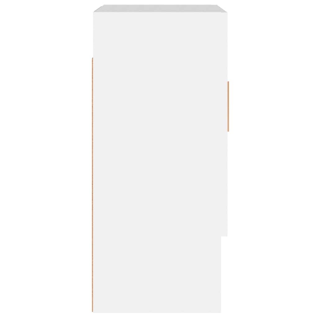 Armadietto a Muro Bianco 60x31x70 cm in Legno Multistrato