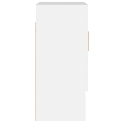 Armadietto a Muro Bianco 60x31x70 cm in Legno Multistrato