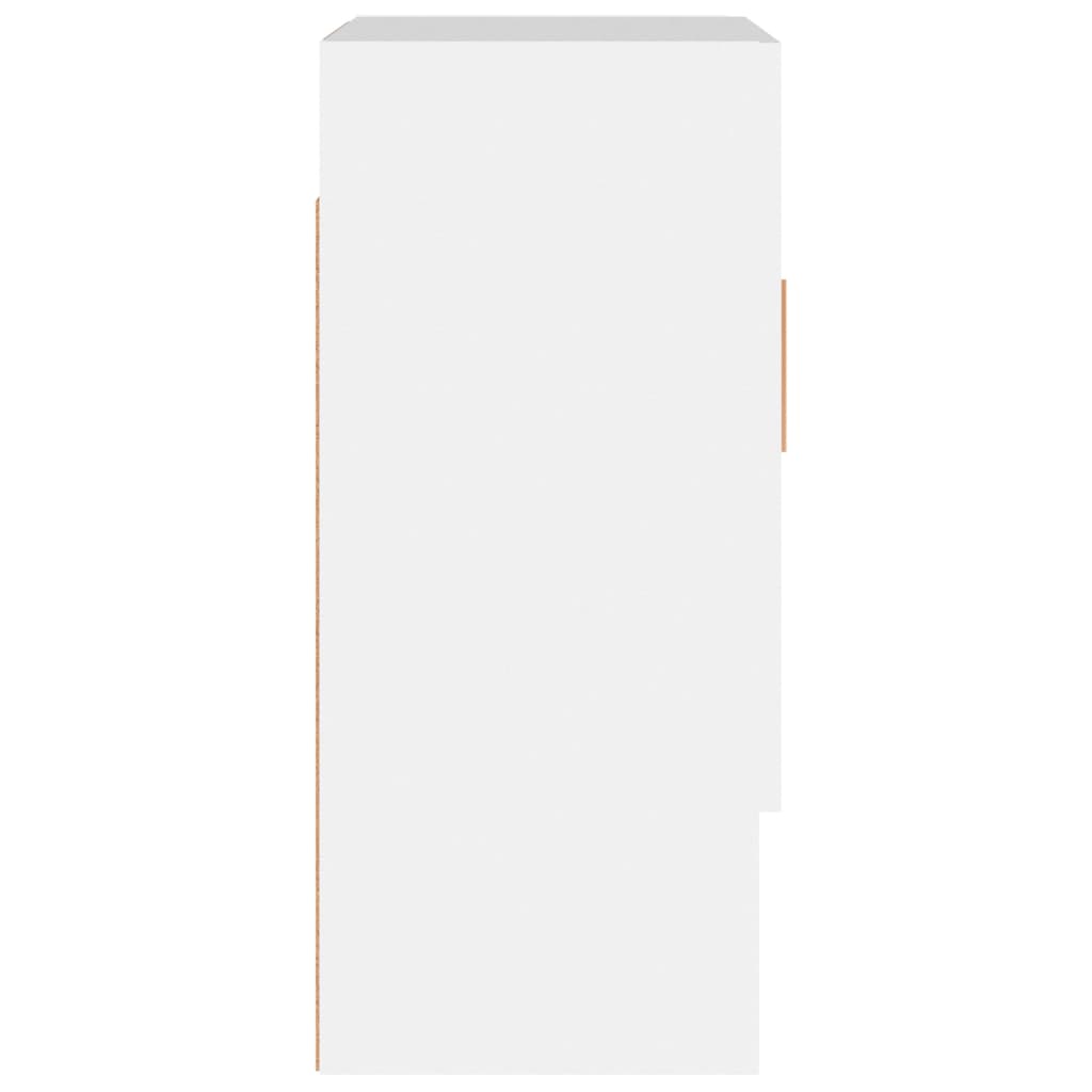 Armadietto a Muro Bianco 60x31x70 cm in Legno Multistrato
