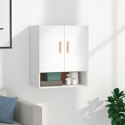 Armadietto a Muro Bianco 60x31x70 cm in Legno Multistrato | homemem39