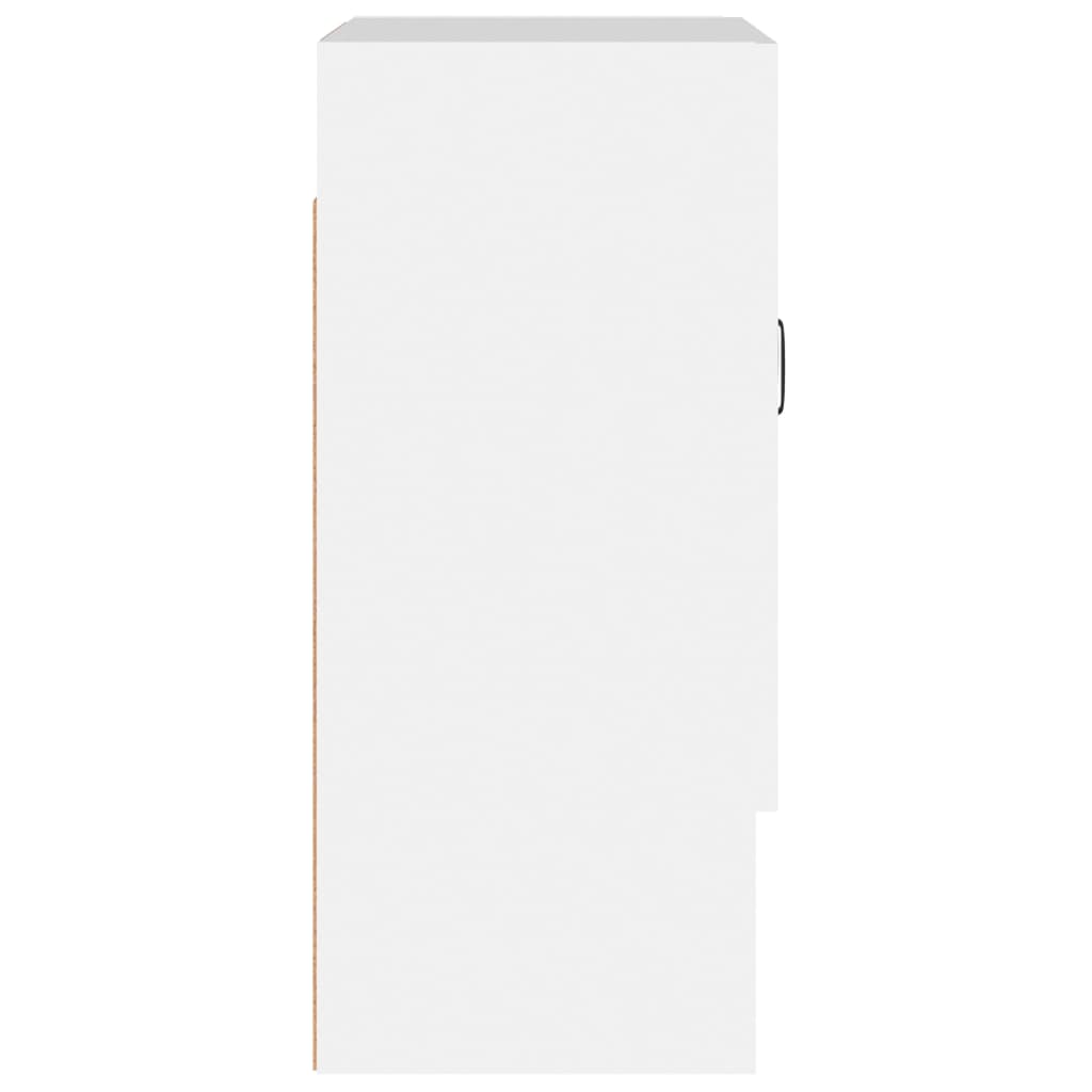 Armadietto a Muro Bianco 60x31x70 cm in Legno Multistrato
