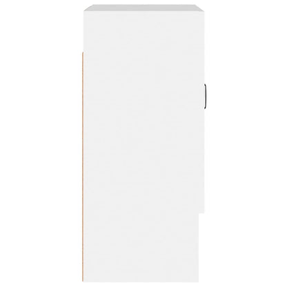 Armadietto a Muro Bianco 60x31x70 cm in Legno Multistrato