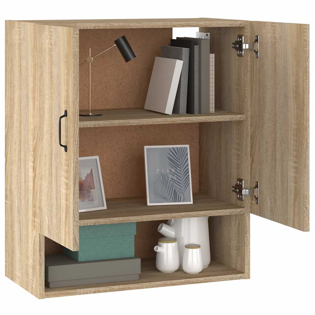 Armadietto a Muro Rovere Sonoma 60x31x70 cm Legno Multistrato