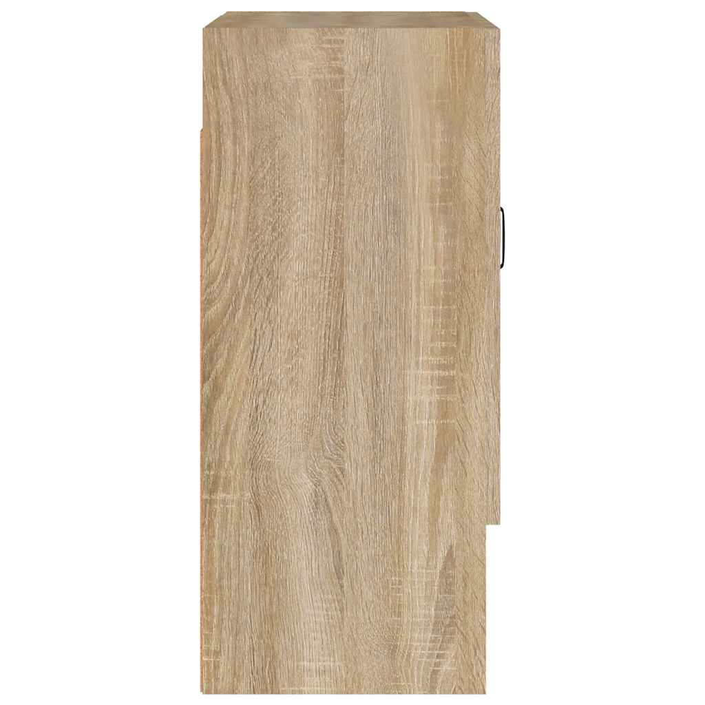 Armadietto a Muro Rovere Sonoma 60x31x70 cm Legno Multistrato