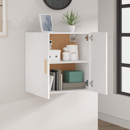 Armadietto a Muro Bianco 60x30x60 cm in Legno Multistrato | homemem39