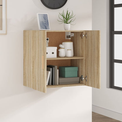 Armadietto a Muro Rovere Sonoma 60x30x60 cm Legno Multistrato | homemem39