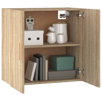 Armadietto a Muro Rovere Sonoma 60x30x60 cm Legno Multistrato