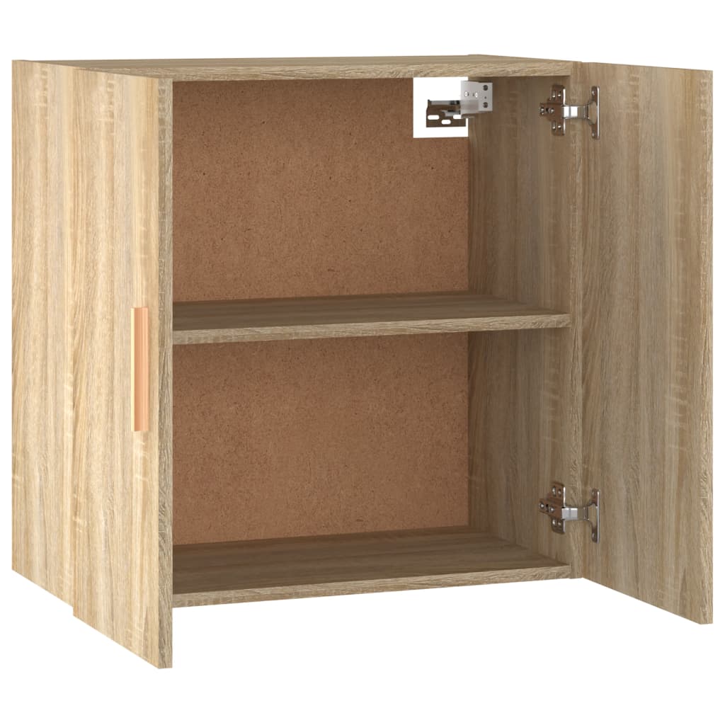 Armadietto a Muro Rovere Sonoma 60x30x60 cm Legno Multistrato