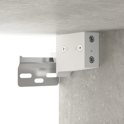 Armadietto a Muro Grigio Cemento 60x30x60 cm Legno Multistrato