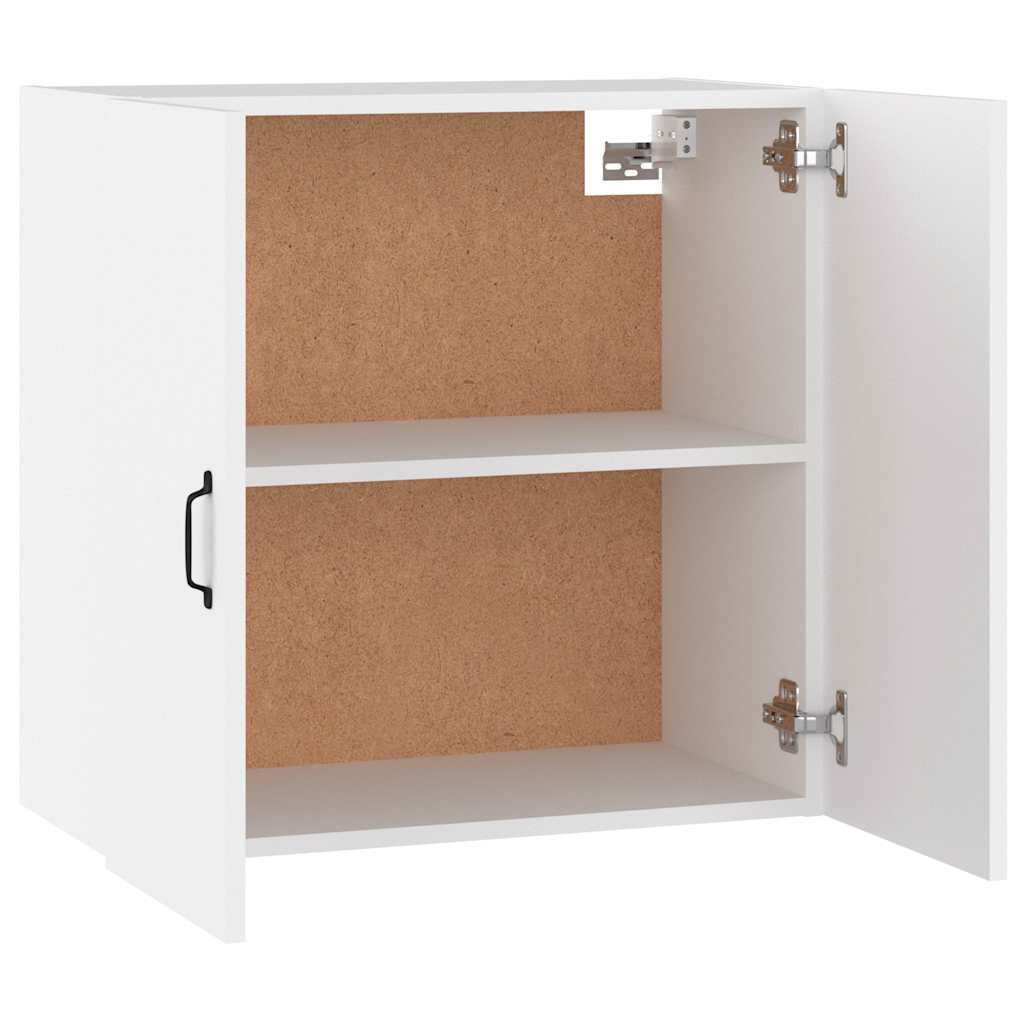 Armadietto a Muro Bianco 60x31x60 cm Legno Multistrato