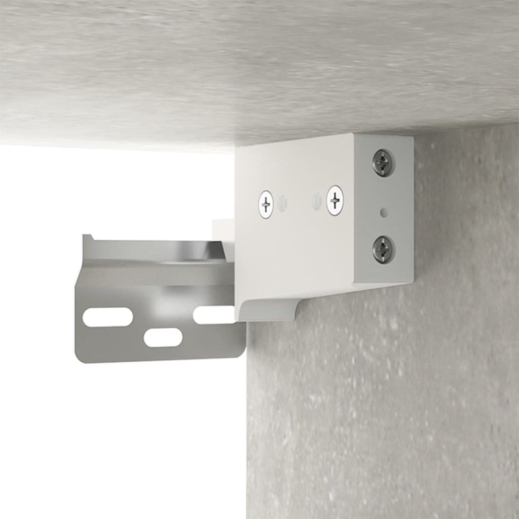 Armadietto a Muro Grigio Cemento 60x31x60 cm Legno Multistrato | homemem39