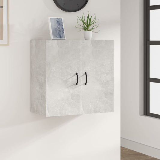 Armadietto a Muro Grigio Cemento 60x31x60 cm Legno Multistrato | homemem39