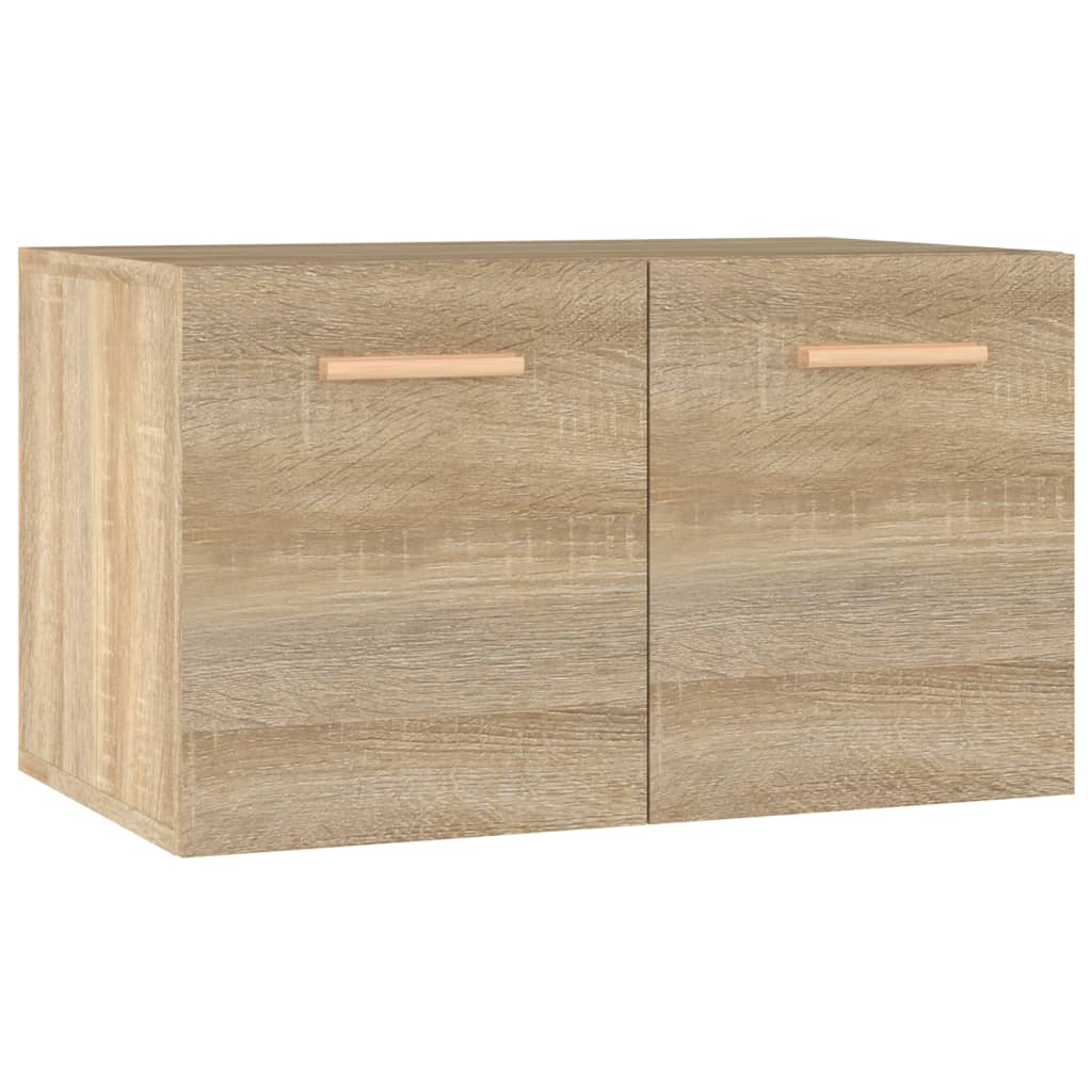 Mobile a Parete Rovere Sonoma 60x36,5x35 cm Legno Multistrato