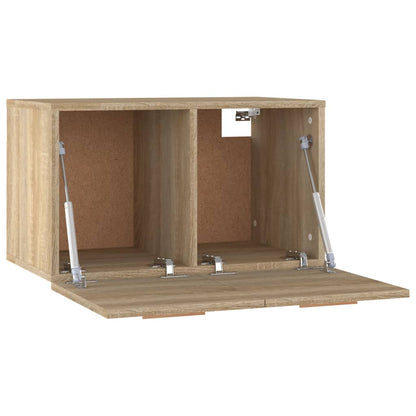 Mobile a Parete Rovere Sonoma 60x36,5x35 cm Legno Multistrato