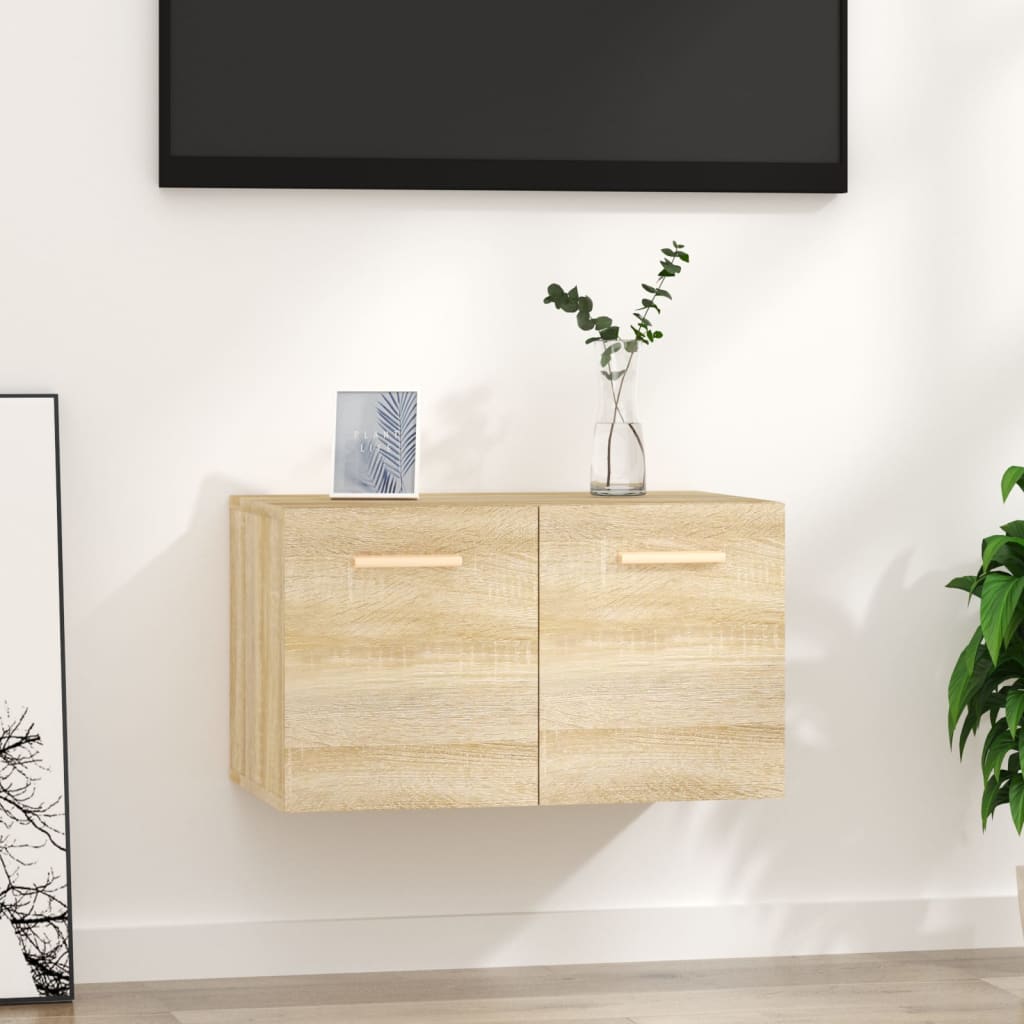 Mobile a Parete Rovere Sonoma 60x36,5x35 cm Legno Multistrato | homemem39