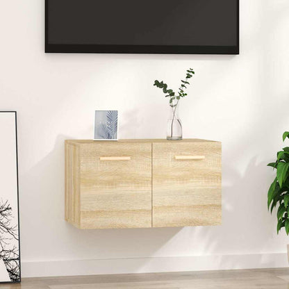 Mobile a Parete Rovere Sonoma 60x36,5x35 cm Legno Multistrato