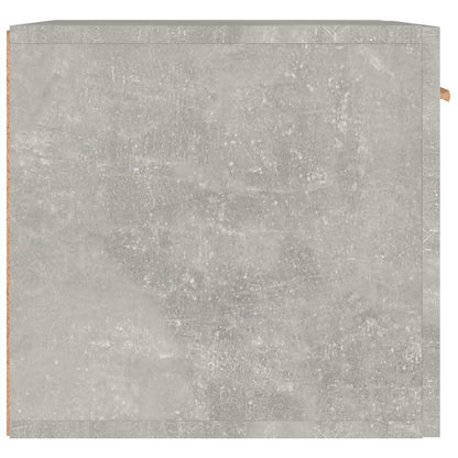 Mobile a Parete Grigio Cemento 60x36,5x35 cm Legno Multistrato