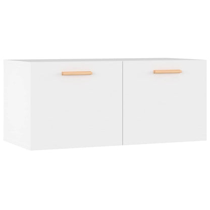 Mobile Parete Bianco 80x35x36,5cm Legno Multistrato