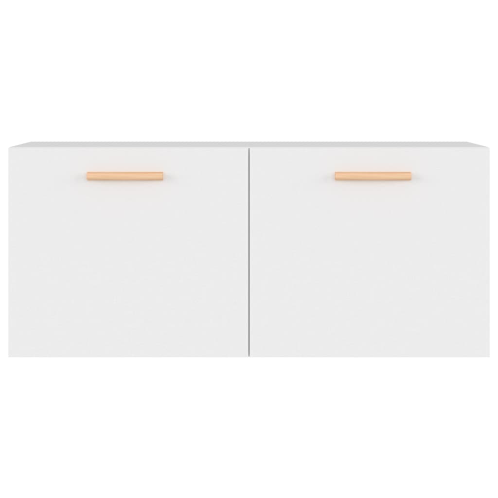 Mobile Parete Bianco 80x35x36,5cm Legno Multistrato | homemem39