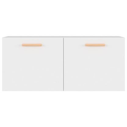 Mobile Parete Bianco 80x35x36,5cm Legno Multistrato | homemem39