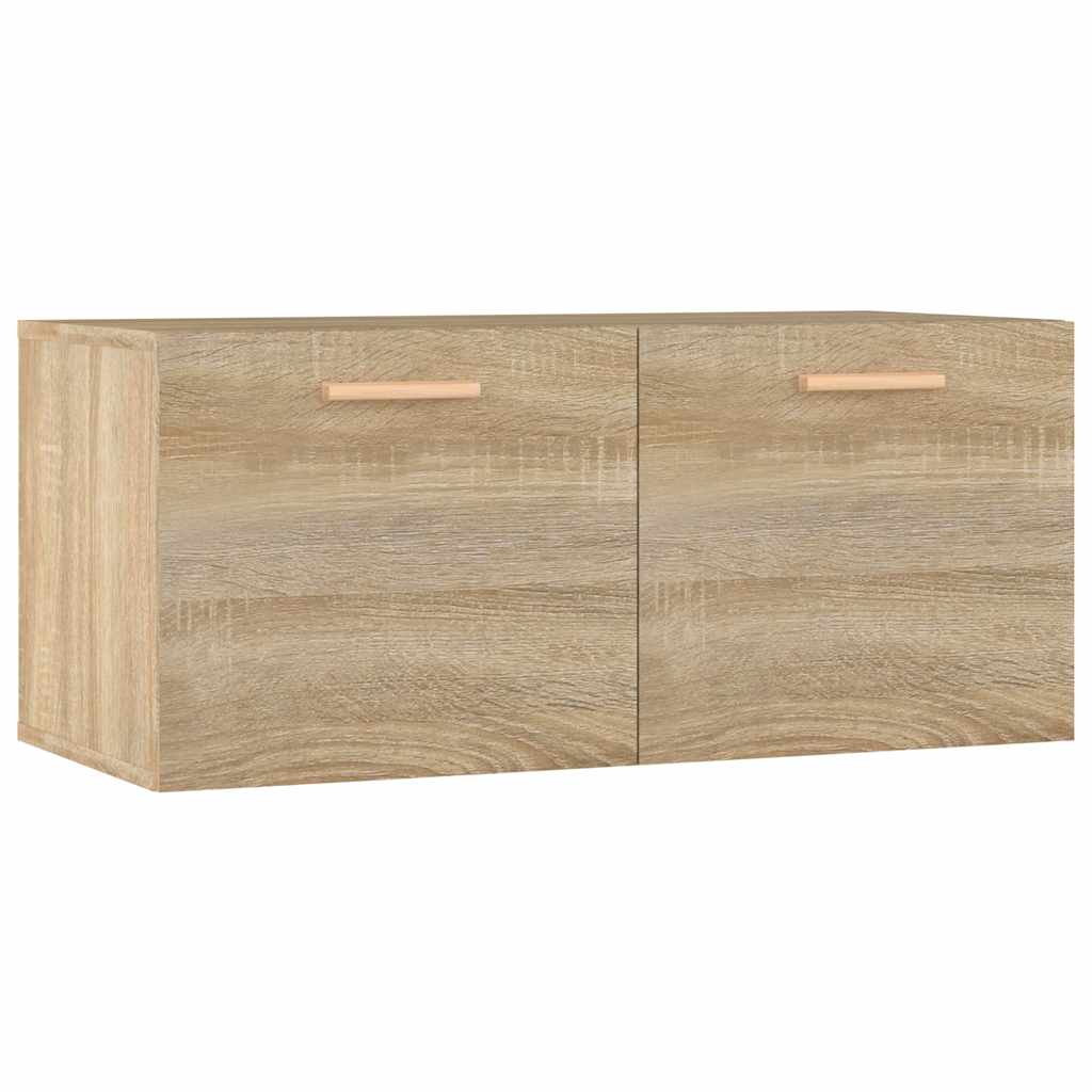 Mobile Parete Rovere Sonoma 80x35x36,5cm Legno Multistrato