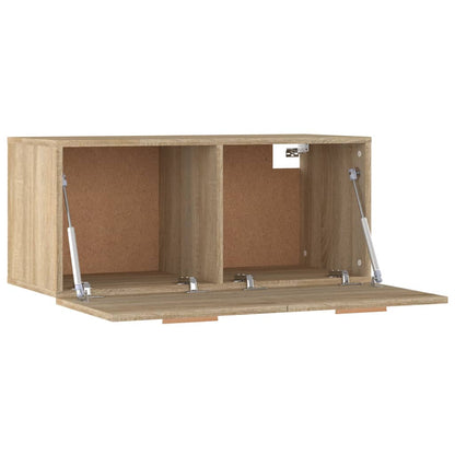Mobile Parete Rovere Sonoma 80x35x36,5cm Legno Multistrato | homemem39