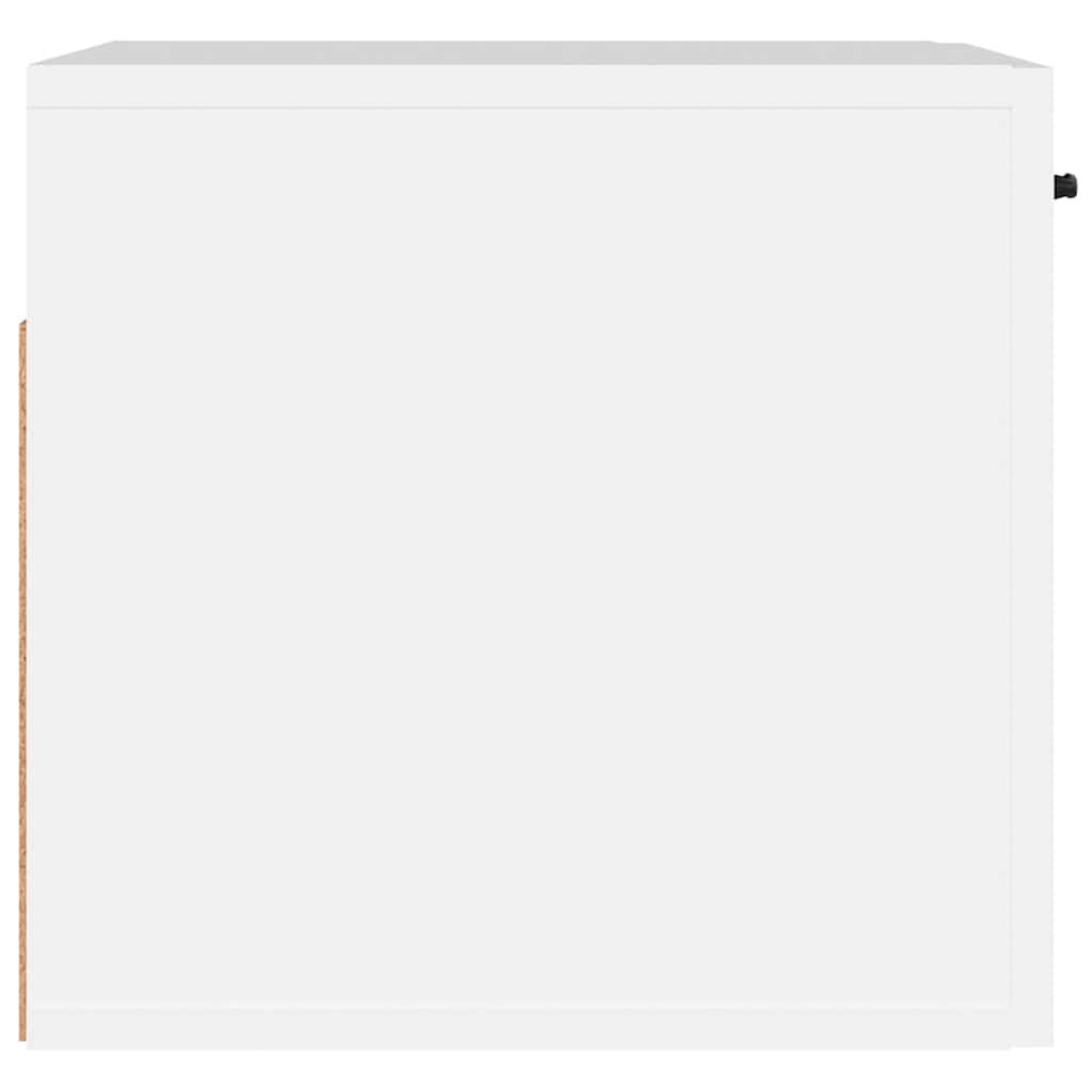 Mobile a Parete Bianco 80x36,5x35 cm in Legno Multistrato