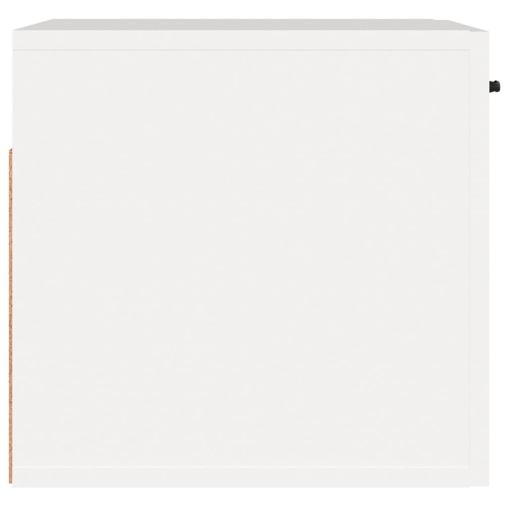 Mobile a Parete Bianco 80x36,5x35 cm in Legno Multistrato