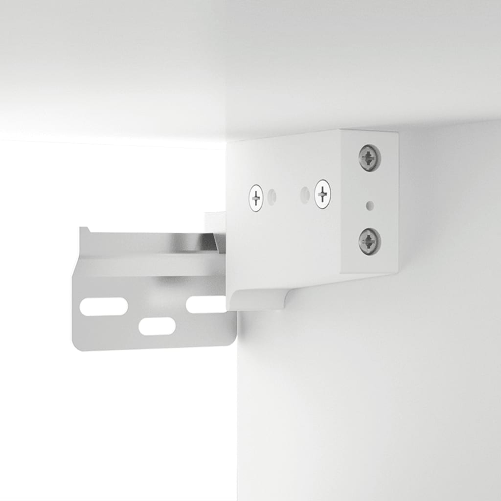 Mobile a Parete Bianco 80x36,5x35 cm in Legno Multistrato | homemem39