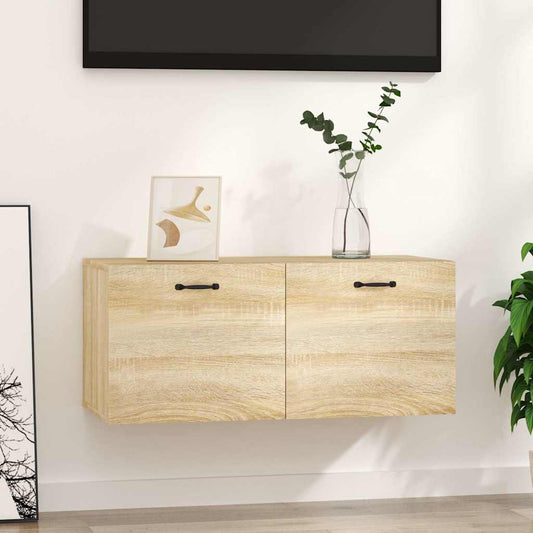 Mobile a Parete 80x36,5x35 cm legno multistrato