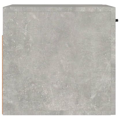 Mobile a Parete Grigio Cemento 80x36,5x35 cm Legno Multistrato | homemem39